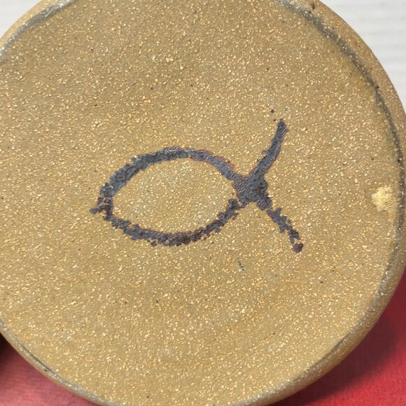 Handcrafted Ceramic Incense Burner With Sandstone Lid - Blue & Green Glaze Finis - Picture 7 of 10